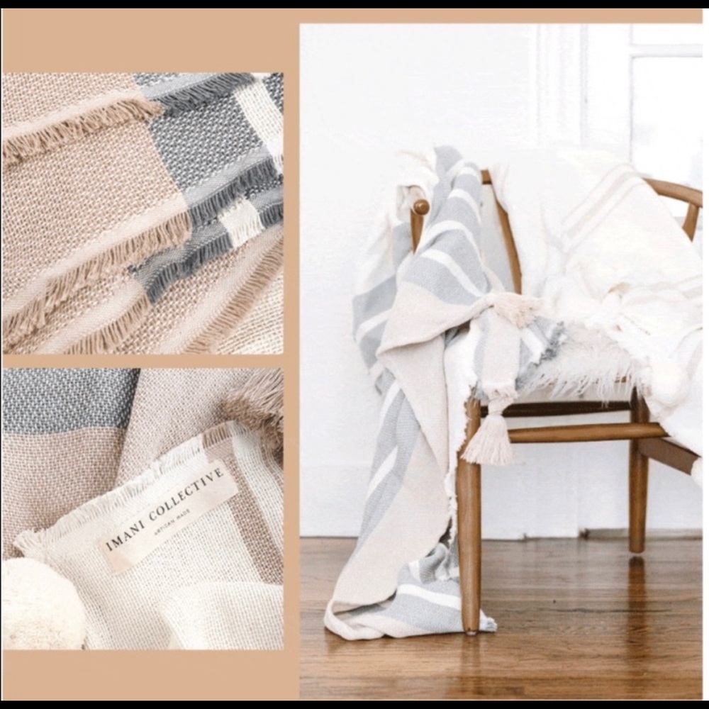 Imani Collective Throw Slate - Picture 3 of 4